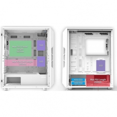 Корпус Zalman I3 NEO white (I3 NEO White) - фото 10