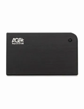 Внешний корпус для HDD/SSD AgeStar 3UB2A14 BLACK 2.5" черный