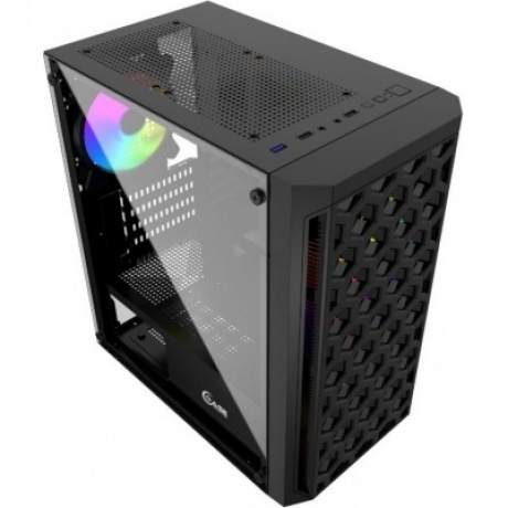 Корпус Powercase Mistral Micro T3B чёрный (CMIMTB-L3) - фото 2