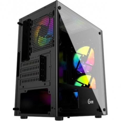 Корпус Powercase Mistral Micro T3B чёрный (CMIMTB-L3) - фото 4