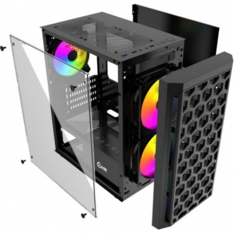 Корпус Powercase Mistral Micro T3B чёрный (CMIMTB-L3) - фото 5