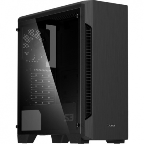 Корпус Zalman S3 черный (S3 BLACK) - фото 3