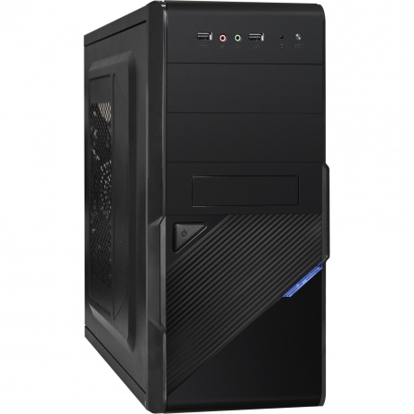 Корпус ExeGate Minitower BA-201 Black (EX284022RUS) - фото 1