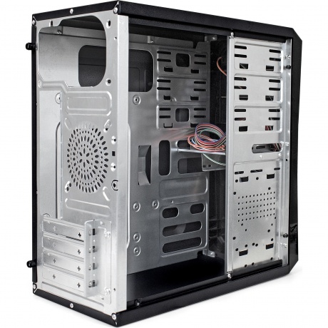 Корпус ExeGate Minitower BA-201 Black (EX284022RUS) - фото 2