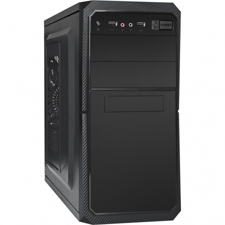 Корпус ExeGate Minitower BA-202 Black, (EX284023RUS) - фото 1