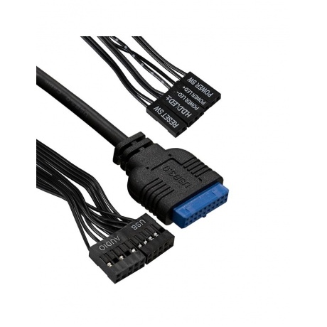 Корпус ExeGate Minitower BAA-113U-AAA350 черный (EX292352RUS) - фото 2