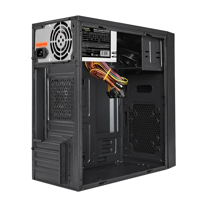 Корпус ExeGate Minitower BAA-113U-AAA350 черный (EX292352RUS) - фото 4
