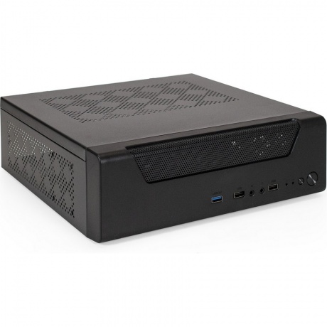 Корпус ExeGate Desktop FL-102-TPS400 черный (EX294021RUS) - фото 1
