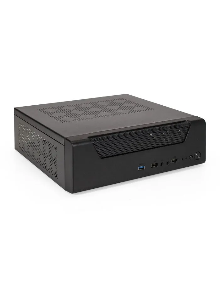 Корпус ExeGate Desktop FL-102-TPS450 черный (EX294022RUS) - фото 1