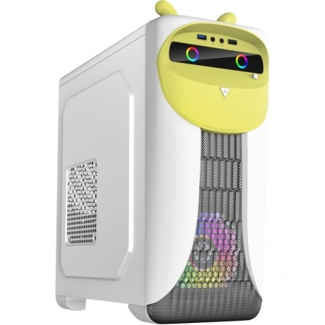 Корпус GameMax Cute OWL W-Y Бело-желтый (Cute OWL White Yellow)