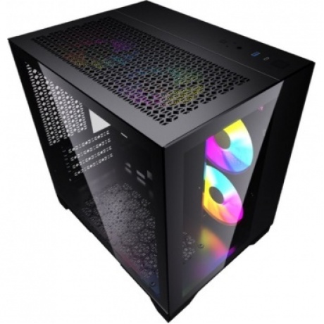 Корпус Powercase Vision Micro чёрный (CVBM-L4) - фото 3