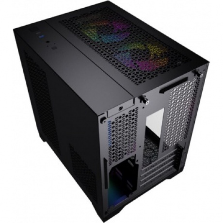Корпус Powercase Vision Micro чёрный (CVBM-L4) - фото 7