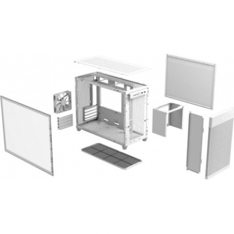 Корпус Asus AP201 PRIME TG WHITE (90DC00G3-B39010) - фото 6