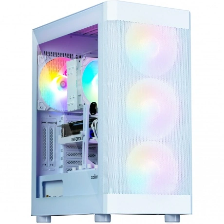 Корпус Zalman i4 TG без БП белый (i4 TG Whtie)