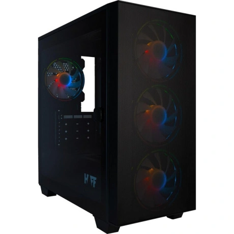 Корпус HAFF Fancy mATX без БП черный