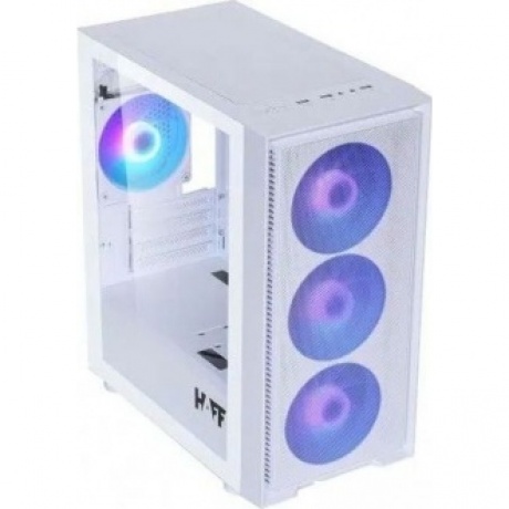 Корпус HAFF Flash MATX без БП White - фото 2