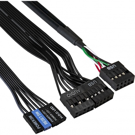 Корпус ExeGate BAA-105-01-AAA400 black (EX291141RUS) - фото 3