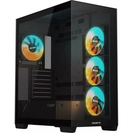 Корпус Gigabyte GB-C500P ST черный (28300-C500B-1CKR)
