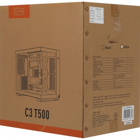 Корпус PcCooler C3 T500 белый (C3-T500WHD0-GL) - фото 6