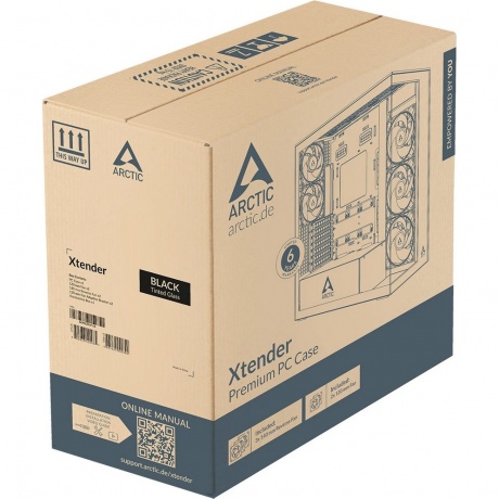 Корпус Arctic Cooling ARCTIC Xtender Black (ACPCC00015A) - фото 6