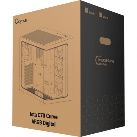 Корпус Ocypus Iota C70 WH Curve ARGB Digital - фото 9