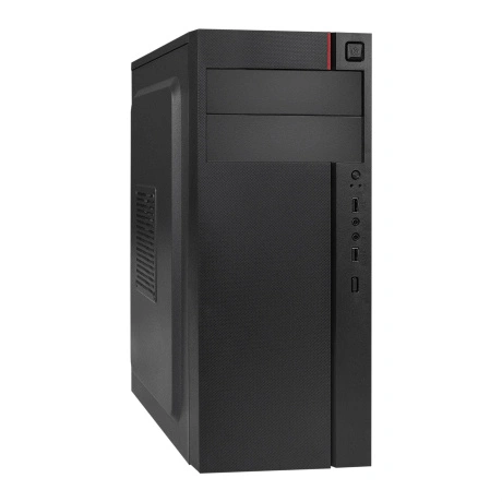 Корпус MIDITOWER ATX 350W 2xUSB аудио black AA-440-AA350 EX29017...