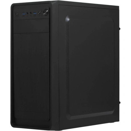 Корпус MIDITOWER  ATX W/PSU 2xUSB3.0+TypeC аудио черный XP-332UC...