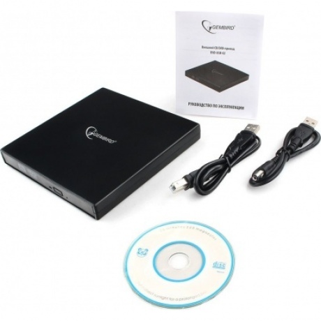 Привод DVD-RW Gembird DVD-USB-02 Black - фото 4
