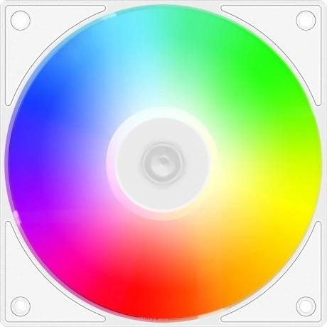 Вентилятор для корпуса ID-Cooling AS-120-W ARGB 120х120x25 белый...