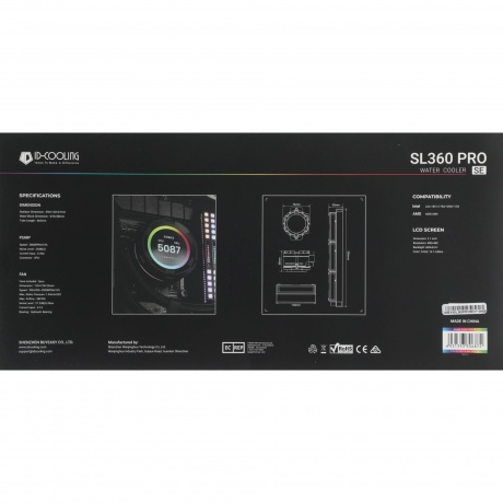 Система водяного охлаждения ID-Cooling SL360 Pro Se черный - фото 18