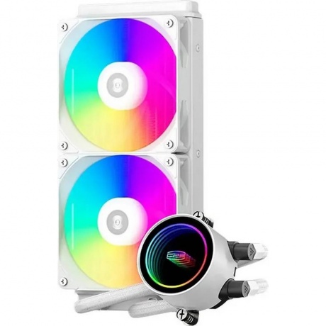 Система водяного охлаждения PcCooler DA240 (DA240-WHAWXX-GL) белый - фото 1