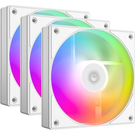Вентилятор ID-Cooling AS-120-ARGB-W Trio White