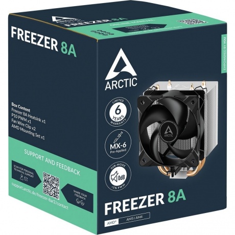 Вентилятор для процессора Arctic Freezer 8A (ACFRE00161A) - фото 6