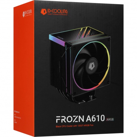 Вентилятор ID-Cooling FROZN A610 ARGB 250W Black - фото 12