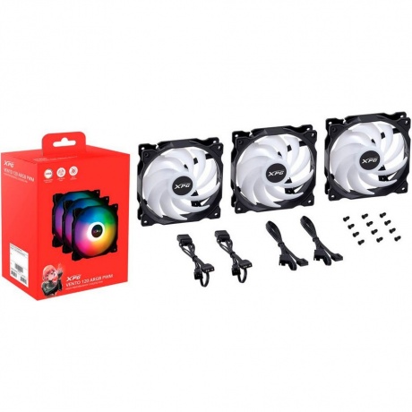 Вентилятор XPG VENTOR120ARGBPWM3C-BKCWW (3-pack) - фото 1
