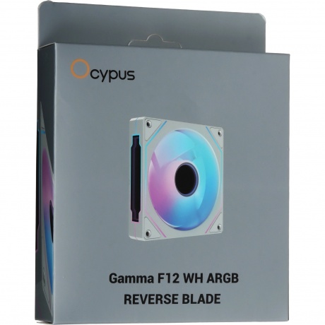 Вентилятор Ocypus Gamma F12 WH ARGB REVERSE BLADE - фото 9