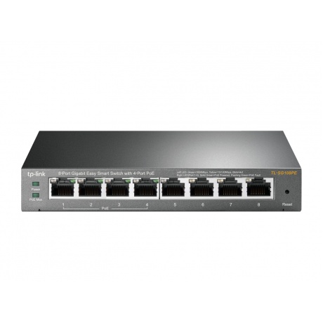 Коммутатор TP-LINK Easy Smart TL-SG108PE V1 - фото 1
