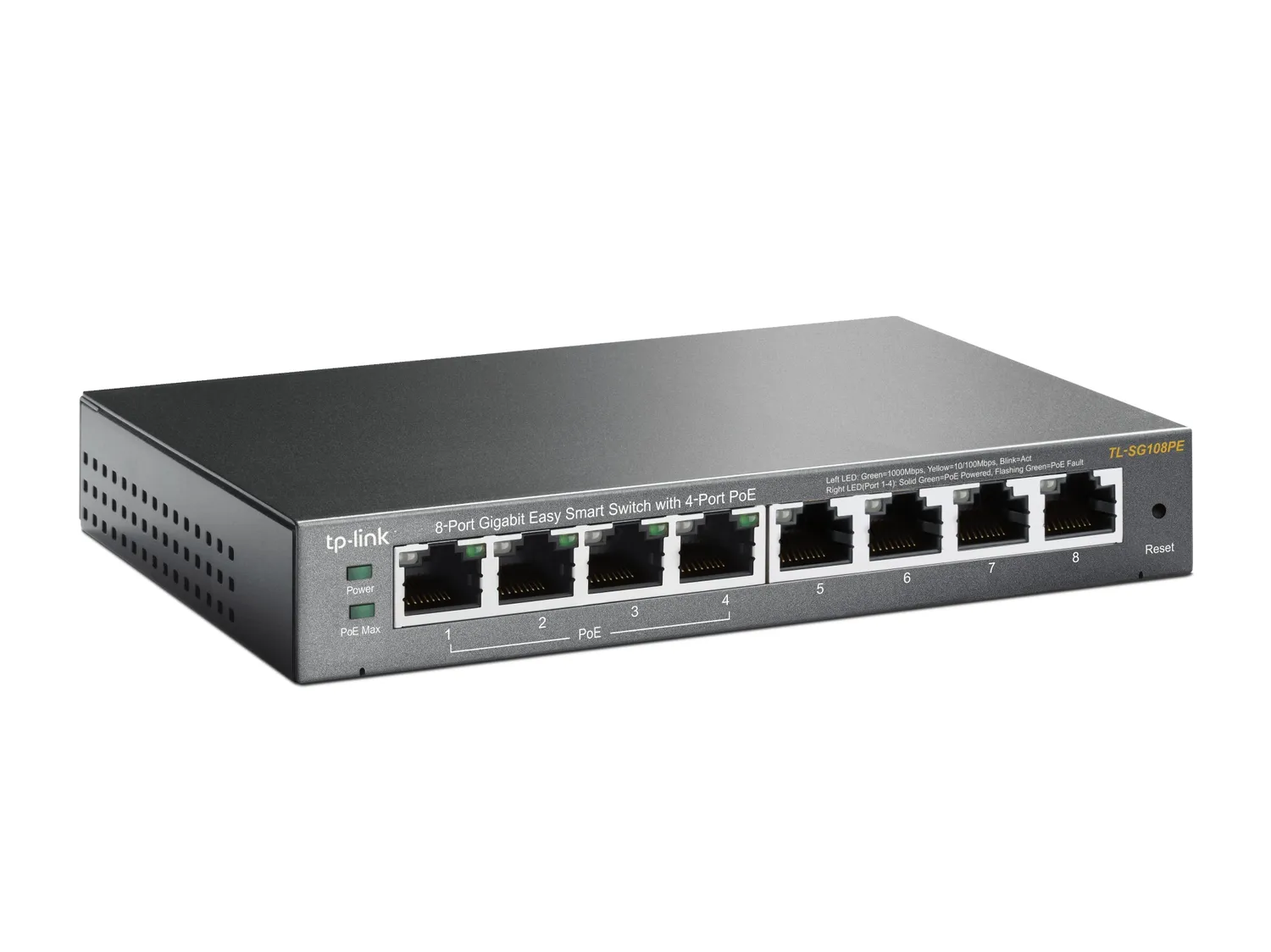 Коммутатор TP-LINK Easy Smart TL-SG108PE V1 - фото 2