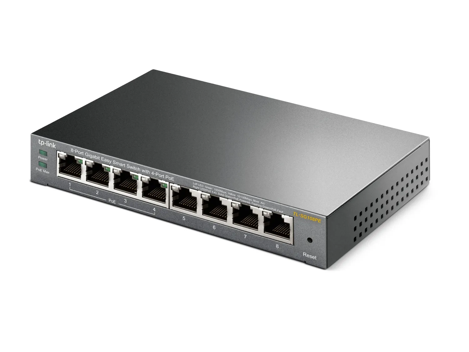 Коммутатор TP-LINK Easy Smart TL-SG108PE V1 - фото 4