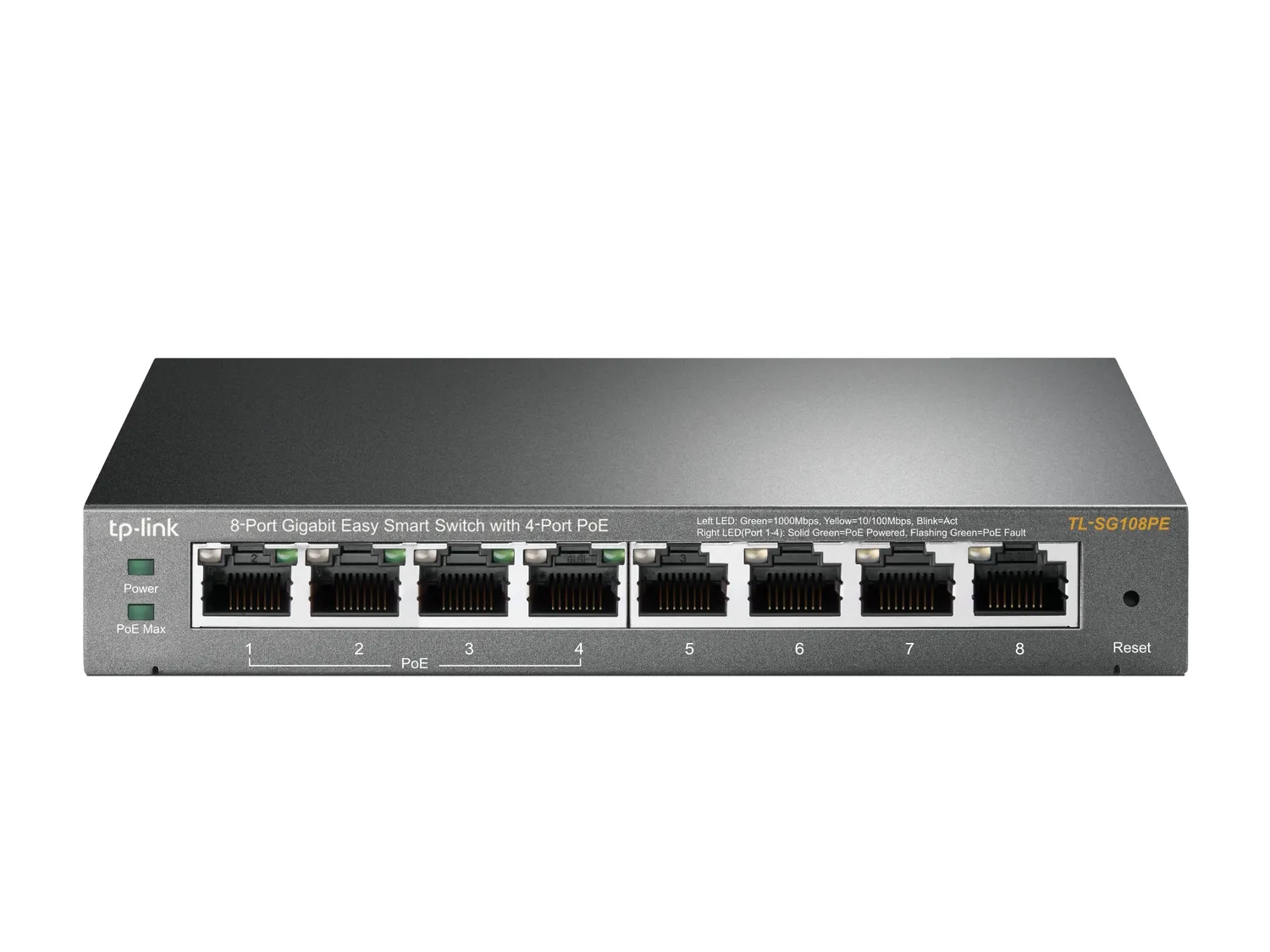 Коммутатор TP-LINK Easy Smart TL-SG108PE V1 - фото 1