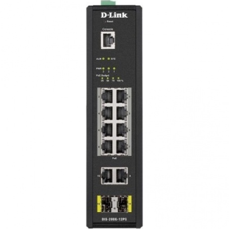 Коммутатор D-Link DIS-200G-12PS/A1A - фото 1