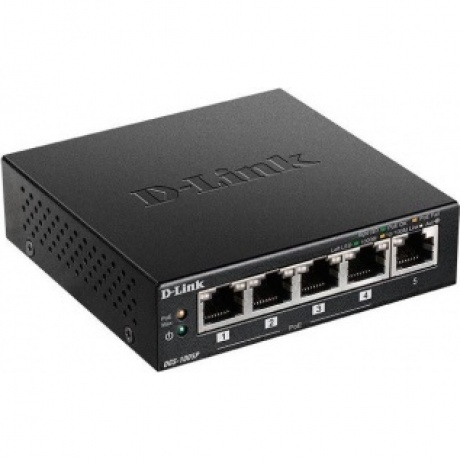 Коммутатор D-Link DGS-1005P - фото 1