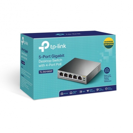 Коммутатор TP-Link TL-SG1005P - фото 5