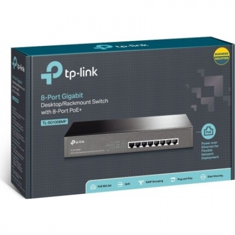 Коммутатор TP-Link TL-SG1008MP - фото 4