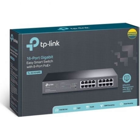 Коммутатор TP-Link TL-SG1016PE - фото 4