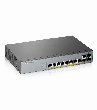L2 коммутатор PoE+ для IP-видеокамер ZYXEL GS1350-12HP [GS1350-1...