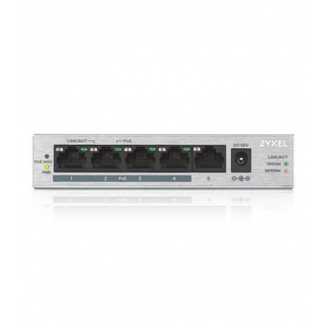 Коммутатор Zyxel GS1005HP-EU0101F - фото 2