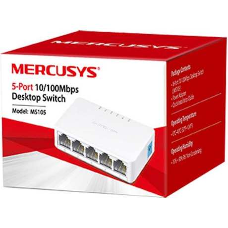 Коммутатор Mercusys MS105 - фото 3