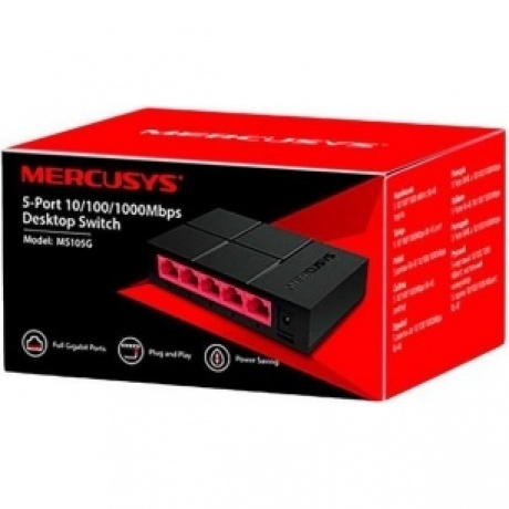 Коммутатор Mercusys MS105G - фото 4
