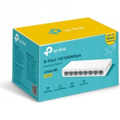 Коммутатор TP-Link LS1008 8 ports - фото 3